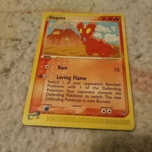 Vintage 2003 Pokemon Slugma E-Reader 72/97 EX Dragon Non Holo